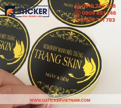 Tem dán mỹ phẩm