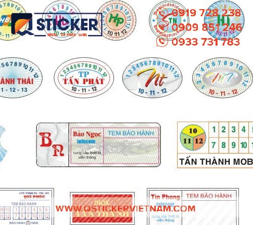 Tem bảo hành linh kiện