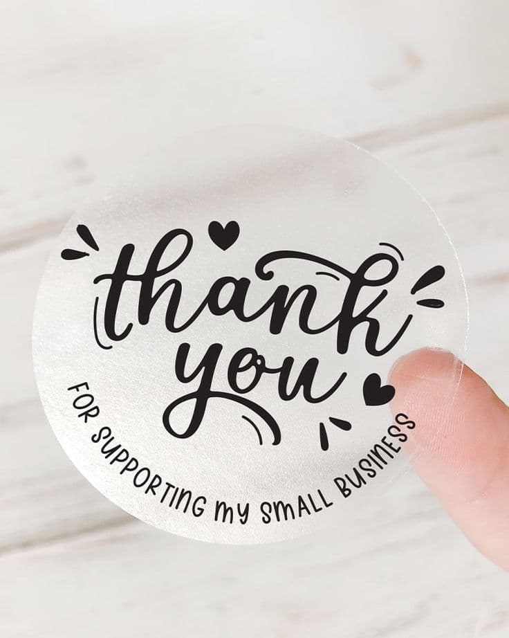 Sticker trong thank you