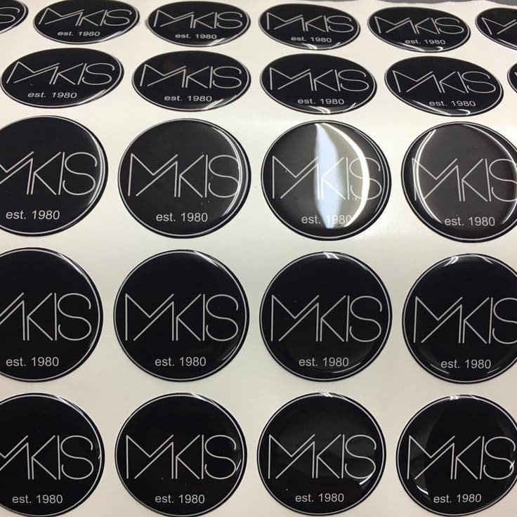 Sticker phủ lớp epoxy
